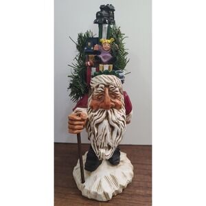 David Frykman DF 1075 Santa Tree And Toy Sack 1997 Christmas Figurine